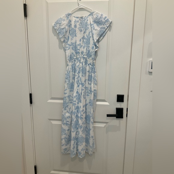 Target Smocked Midi A-Line Dress - Picture 3 of 3